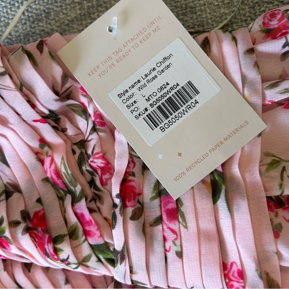 NWT Birdy Grey Wild Rose Garden dress. LARGE - Picture 3 of 4